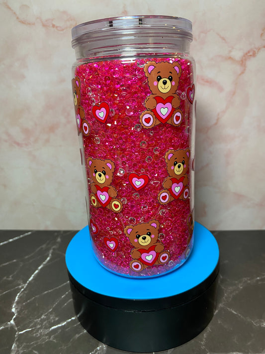 Bears with Pink Hearts