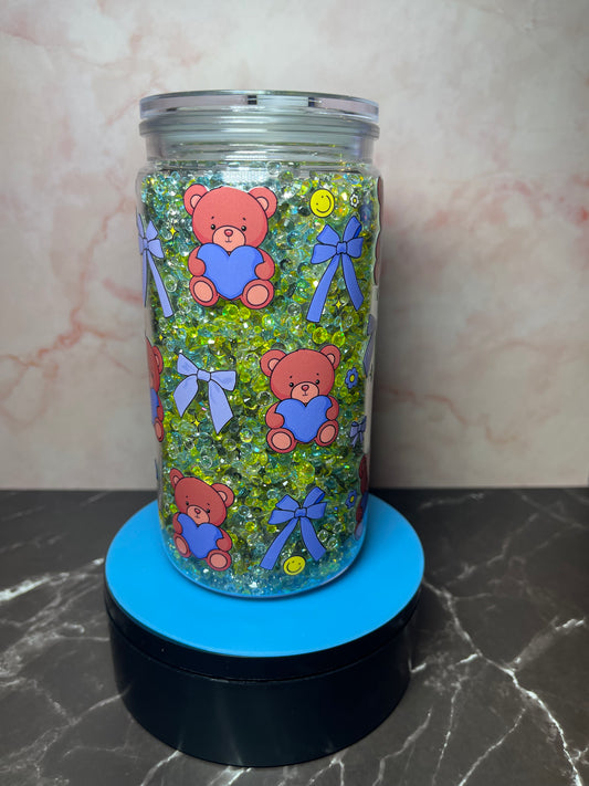 Bears with Blue Hearts